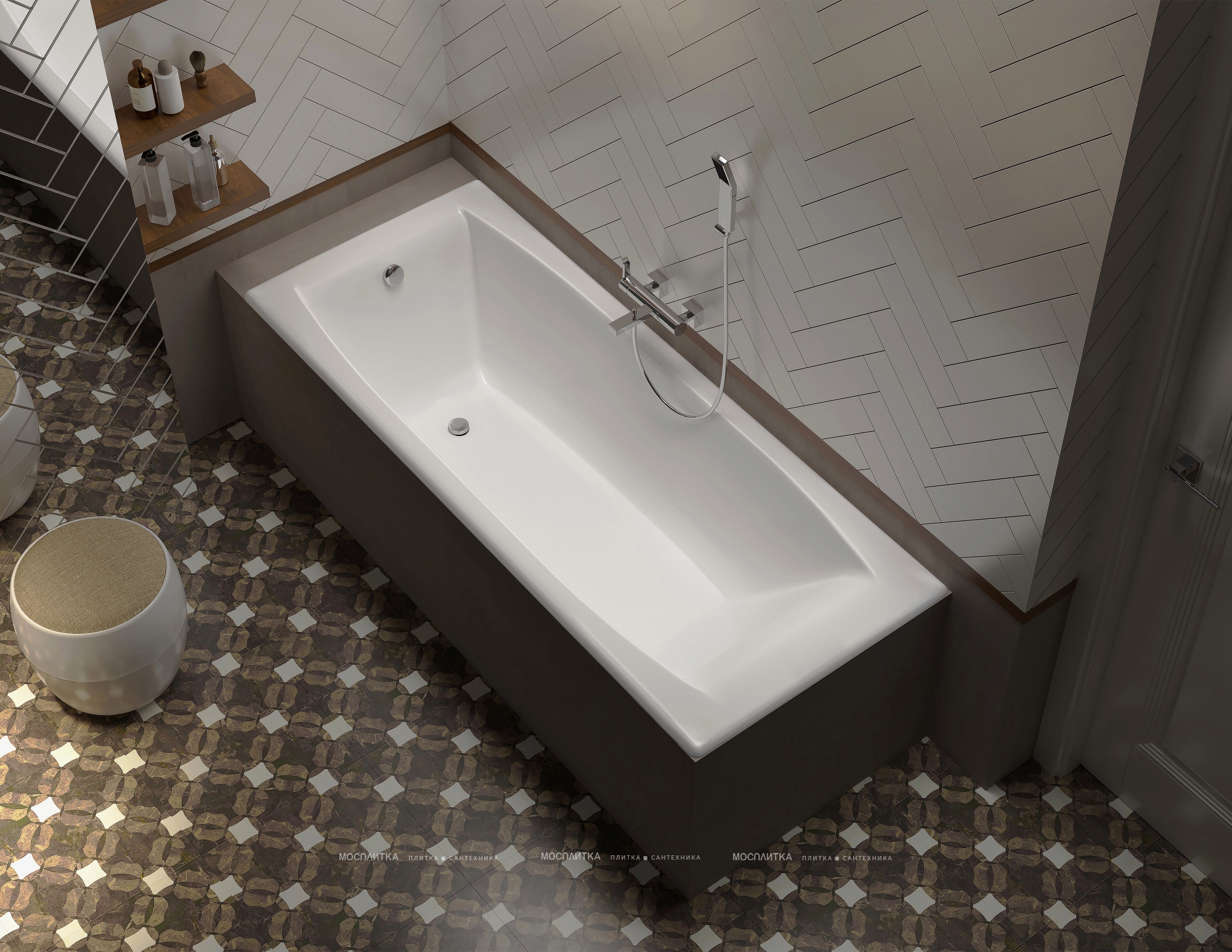 Чугунная ванна Wotte 170х70 см Forma 1700х700 белая - изображение 3