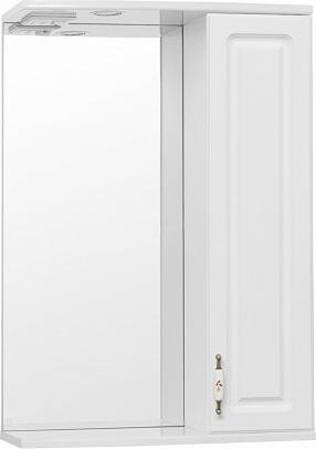 Зеркальный шкаф Style Line Олеандр-2 55/С Люкс, белый