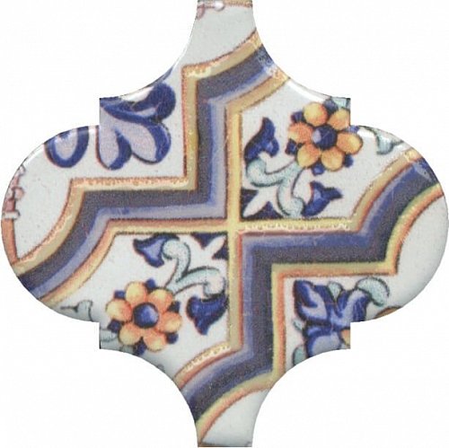 Керамическая плитка Kerama Marazzi Декор Арабески Майолика орнамент 6,5х6,5