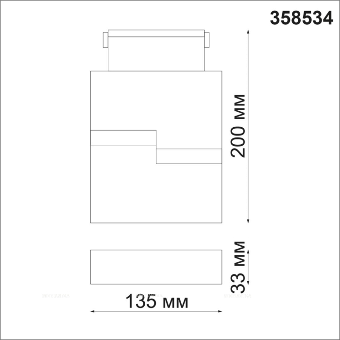 Трековый светодиодный светильник Novotech Kit 358534 - 3 изображение