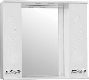 Зеркальный шкаф Style Line Венеция 90/С белый
