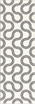 Керамическая плитка Meissen Плитка Spin White-Black Geo 25х75