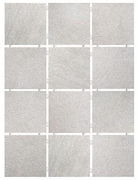 Плитка Караоке серый, полотно 30х40 из 12 частей 9,9х9,9