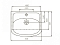 Тумба с раковиной Corozo Лея 50, Уют 50 белый SD-00001489 - 6 изображение
