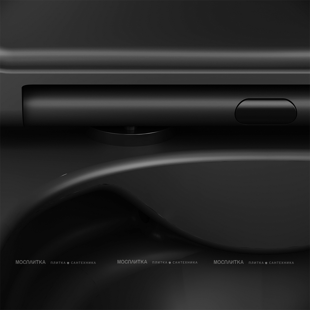 Унитаз подвесной безободковый Am.Pm Func C8F1701MBSC с крышкой-сиденьем микролифт черный - изображение 7