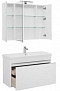 Комплект мебели для ванной Aquanet Вилора 105 белый - изображение 3