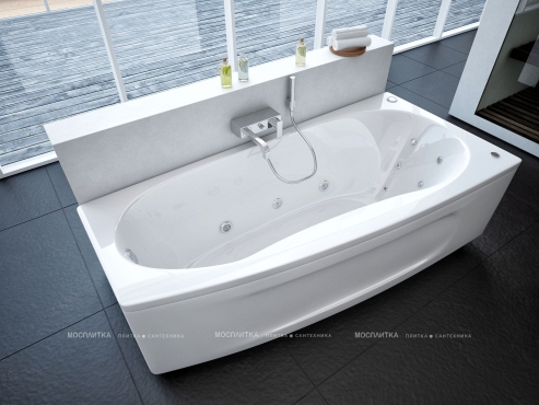 Акриловая ванна Aquatek Пандора 160 см R на объемном каркасе - 4 изображение