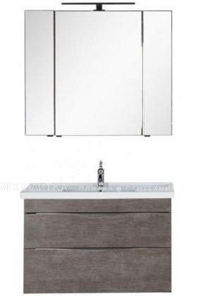 Комплект мебели для ванной Aquanet Эвора 100 дуб антик - изображение 2