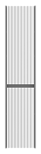 Шкаф-пенал Brevita Balaton 35 см BAL-05035-48-2Л левый, белый / серый