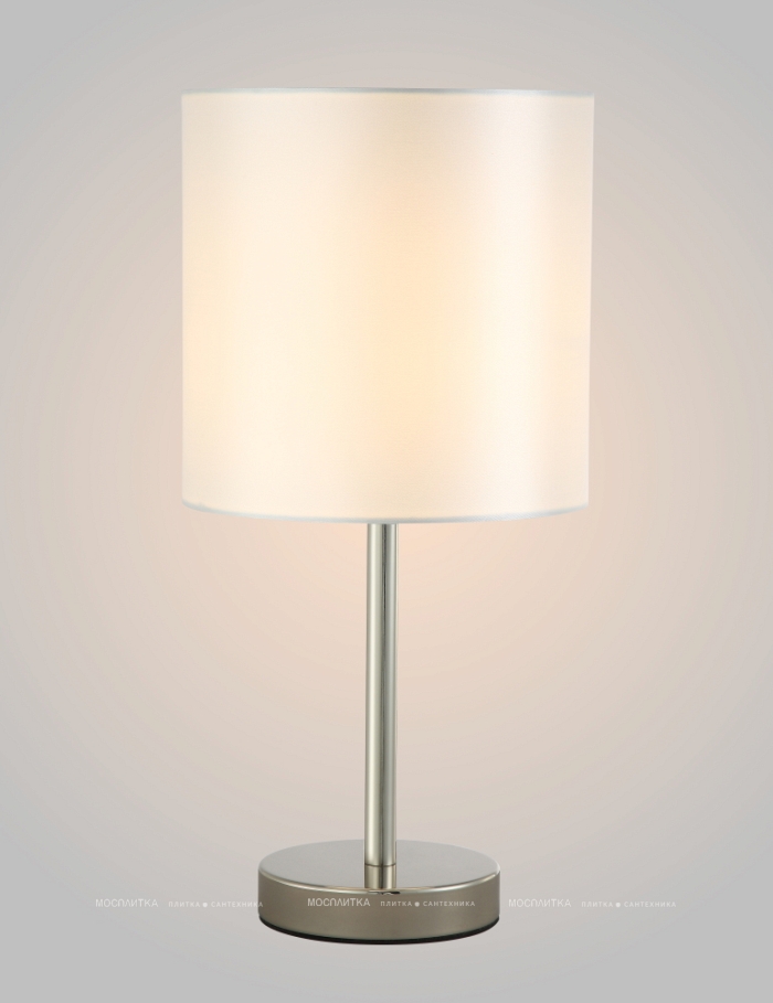 Настольная лампа Crystal Lux SERGIO LG1 NICKEL - 4 изображение