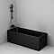 Акриловая ванна 170х70 см Am.Pm Gem W90A-170-070B-A без гидромассажа, черная матовая - изображение 4