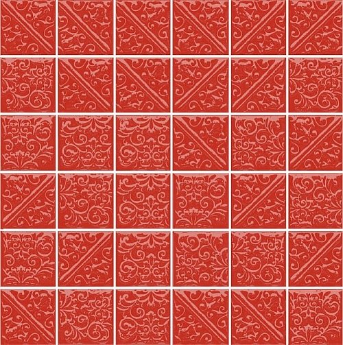 Керамическая плитка Kerama Marazzi Плитка Ла-Виллет красный 30,1х30,1