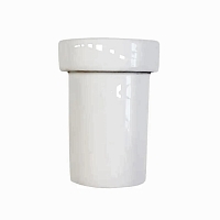 Запасной керамический стакан Sapho Olymp 1321-90 матовый белый