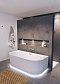 Акриловая ванна Riho Desire Wall Mounted 184x84 см Led - изображение 2