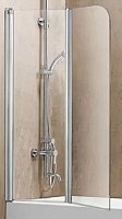 Шторка для ванны Vincea VSB 114x140 см, VSB-12114CL, профиль хром, стекло прозрачное