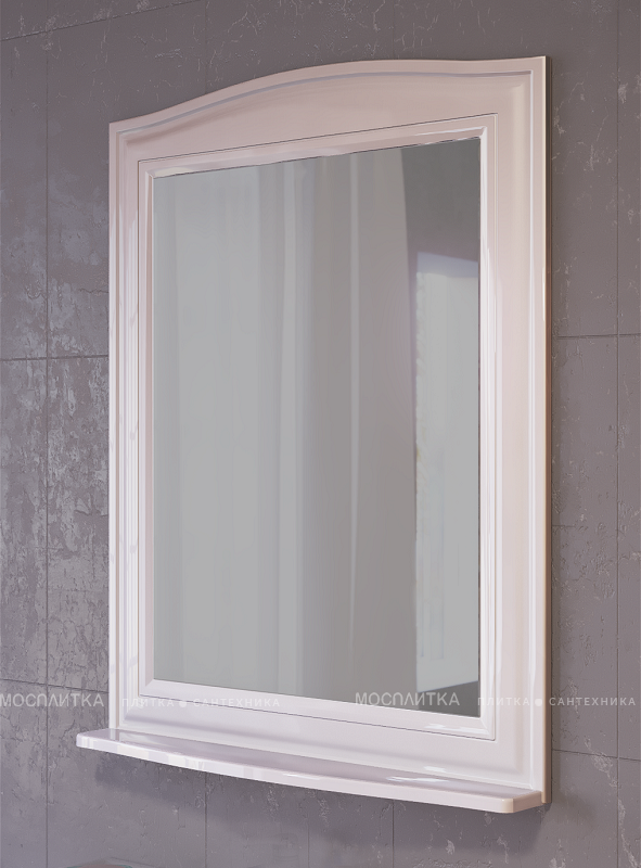 Зеркало Raval Classic Cla.02.80/W, 80 см, белое - изображение 3