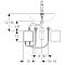 Смеситель Geberit Piave 116.162.21.1 сенсорный для раковины с функциональным блоком наружного монтажа - 5 изображение