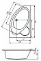 Акриловая ванна Cersanit Kaliope 153х100 правая - изображение 6