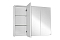 Зеркальный шкаф Style Line Альтаир 90 см ЛС-000010059 трюмо, белый - 2 изображение