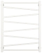 Полотенцесушитель водяной Сунержа Сирокко 80х60 см 30-0253-8060 матовый белый - изображение 2