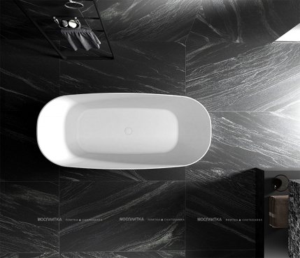Акриловая ванна Abber 150х75 см AB9368-1.5, белый - 5 изображение