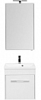 Комплект мебели для ванной Aquanet Августа 58 белый - изображение 2