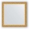 Зеркало в багетной раме Evoform Definite BY 0778 62 x 62 см, сусальное золото 