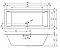 Акриловая ванна Riho Rething Cubic 180x80 BD9100500000000 - 3 изображение