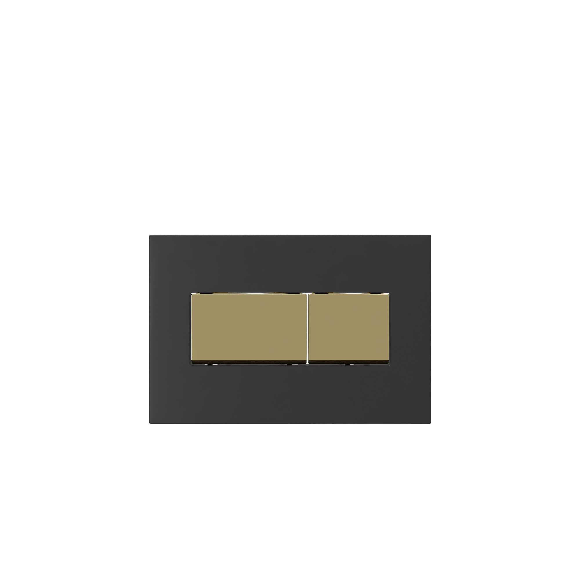 Кнопка смыва для инсталляции Creto Snap 2.0 KL-CR-753-4 черный матовый / золото глянцевый 
