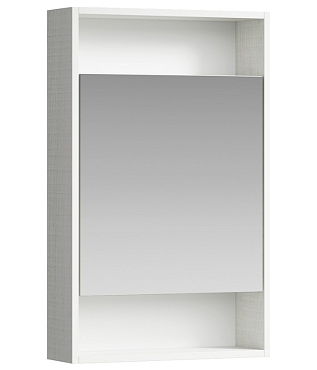 Зеркальный шкаф Aqwella Сити SIT0405DK 50 x 80 см настенный, дуб канадский