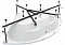 Каркас для ванны Aquanet Vista 150x150 сварной - 2 изображение