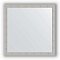 Зеркало в багетной раме Evoform Definite BY 3230 71 x 71 см, волна алюминий 