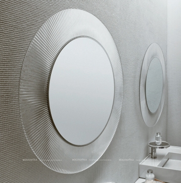 Зеркало Laufen Kartell by Laufen 3.8633.3.084.000.1 с подсветкой прозрачный пластик - 3 изображение