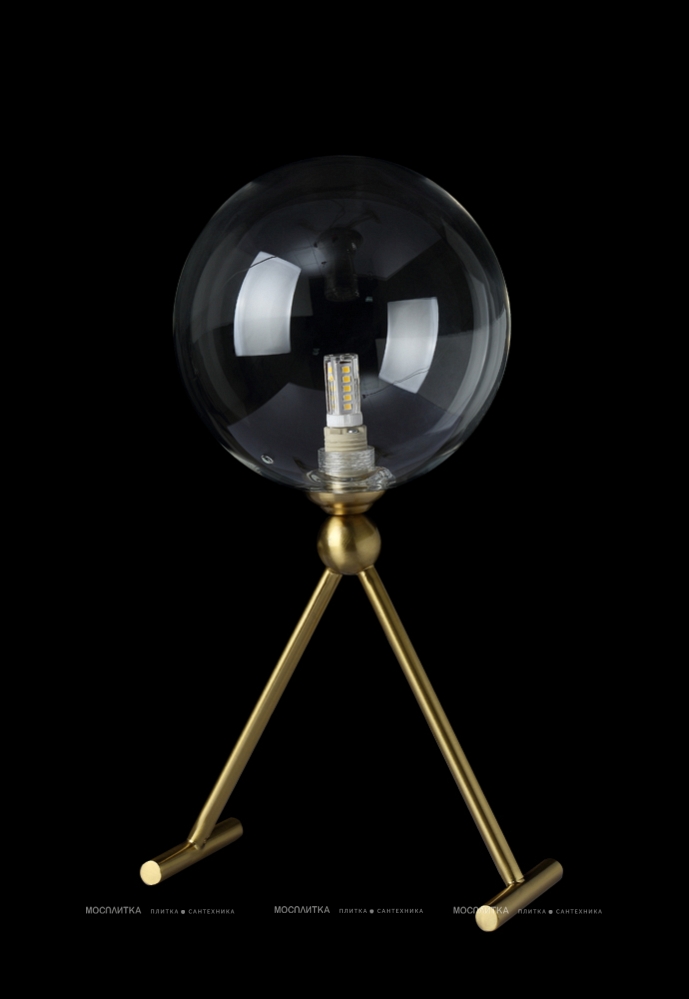 Настольная лампа Crystal Lux ANDRES LG1 BRONZE/TRANSPARENTE - 3 изображение