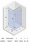 Душевой уголок квадратный Riho Scandic M204 100x100 см - изображение 2