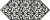 Керамическая плитка Kerama Marazzi Декор Келуш 2 черно-белый 14х34