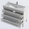 Комплект мебели для ванной Aquanet Верона 100 белый 3 ящика - 7 изображение