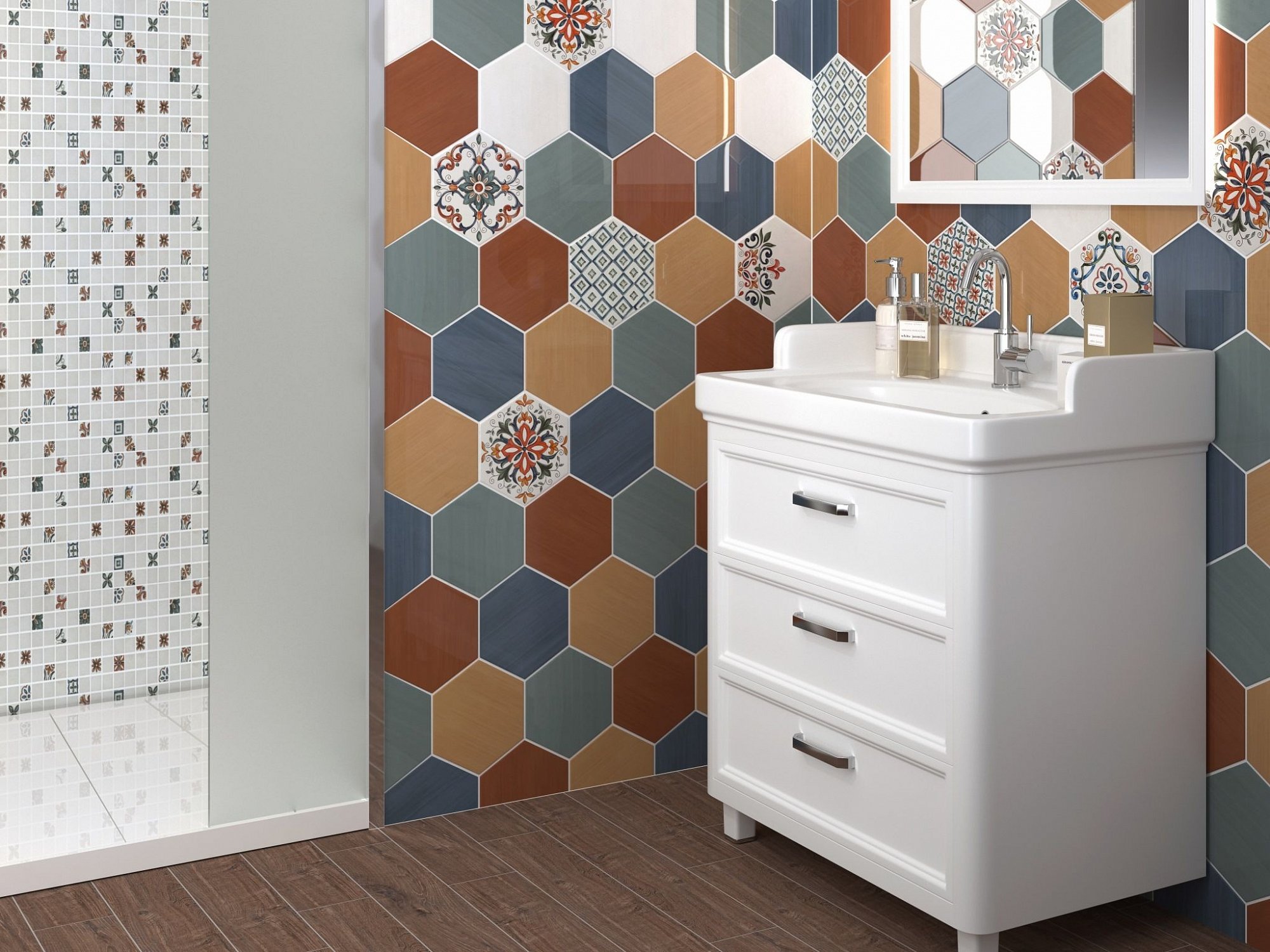 Керамическая плитка Kerama Marazzi Декор Макарена мозаичный 20х30 - изображение 2