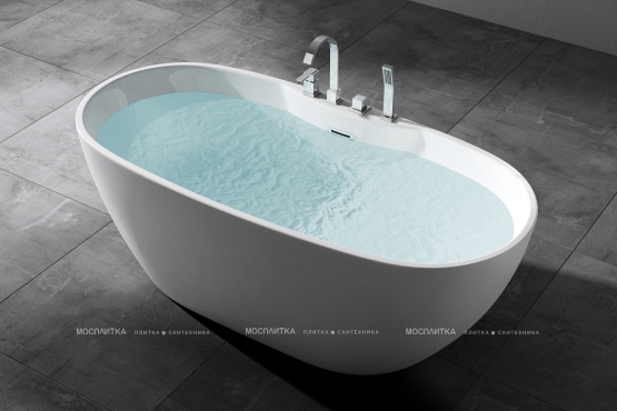 Акриловая ванна Art&Max 170х80 см AM-605-1700-790, белый - 3 изображение