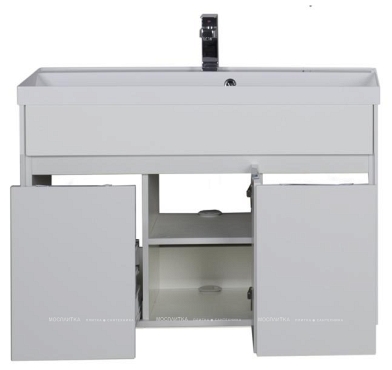 Комплект мебели для ванной Aquanet Латина 100 белый - 9 изображение