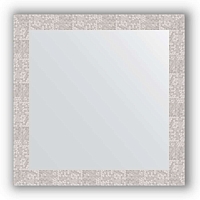 Зеркало в багетной раме Evoform Definite BY 3243 76 x 76 см, соты алюминий