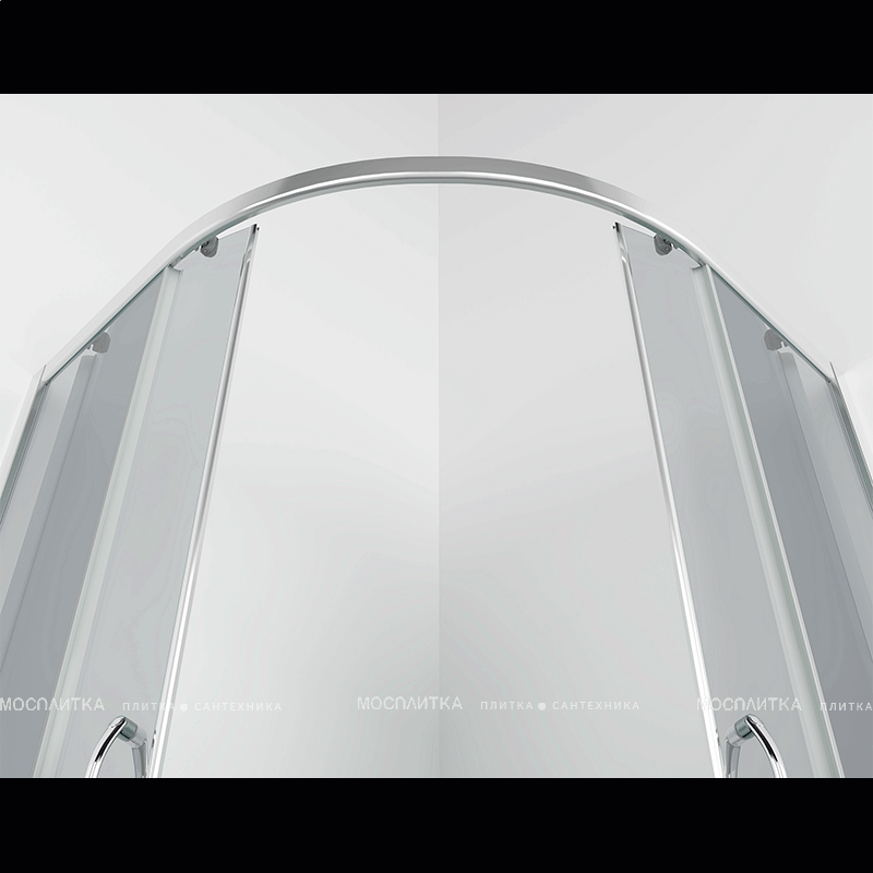 Душевой уголок Erlit Comfort 80х80 см ER0508T-C4 профиль серебро, стекло тонированное - изображение 5