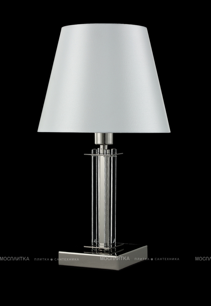 Настольная лампа Crystal Lux NICOLAS LG1 NICKEL/WHITE - изображение 3