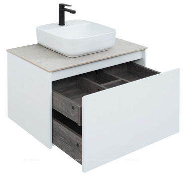 Комплект мебели для ванной Aquanet Nova Lite 75 см 242275, 1 ящик, белый - 6 изображение