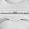 Унитаз подвесной безободковый Am.Pm Awe C111700SC с крышкой-сиденьем микролифт, белый - 8 изображение