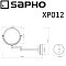Косметическое зеркало Sapho Diamond XP012 бронза - 5 изображение