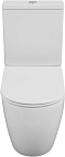 Унитаз-компакт безободковый Creto Logan L5 1005-001-L6CW с крышкой-сиденьем микролифт, белый - изображение 3