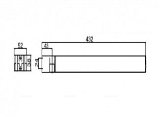 Полотенцедержатель двойной Emco Liaison 1750 001 43, 430 мм - 2 изображение