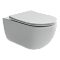 Унитаз подвесной Ceramica Nova Long с сиденьем микролифт, CN3015, белый