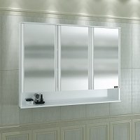 Зеркальный шкаф СаНта Вегас 120 см 700509 белый